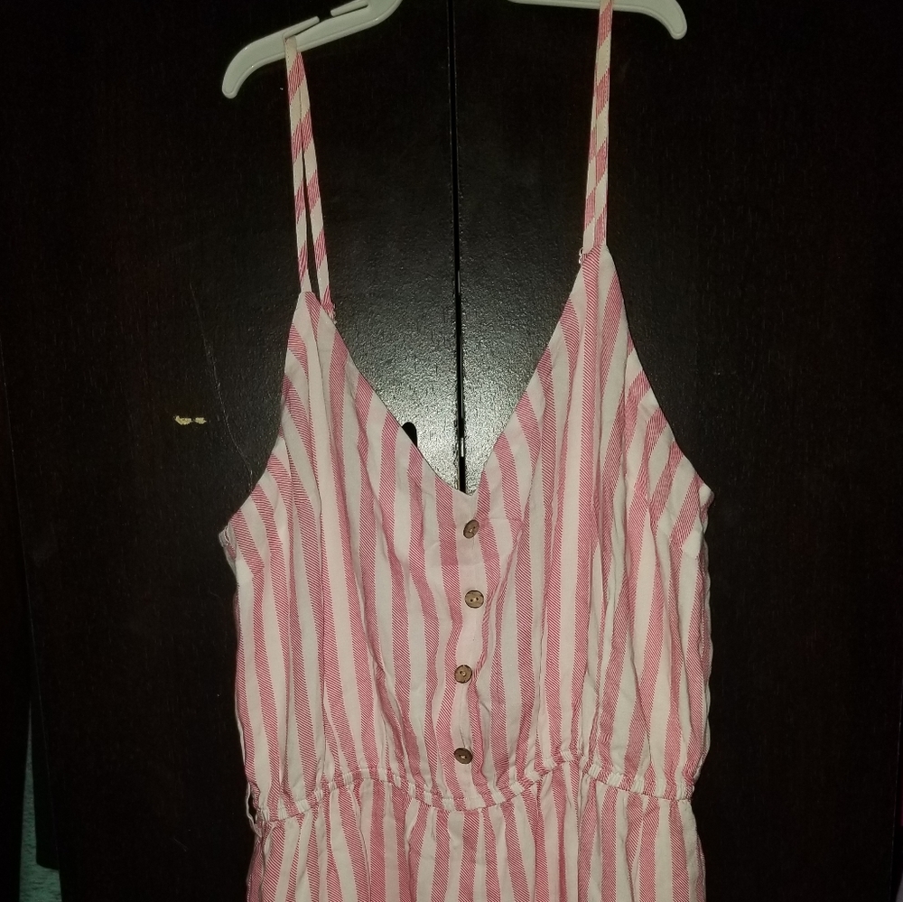 Womens Pink Lily Romper